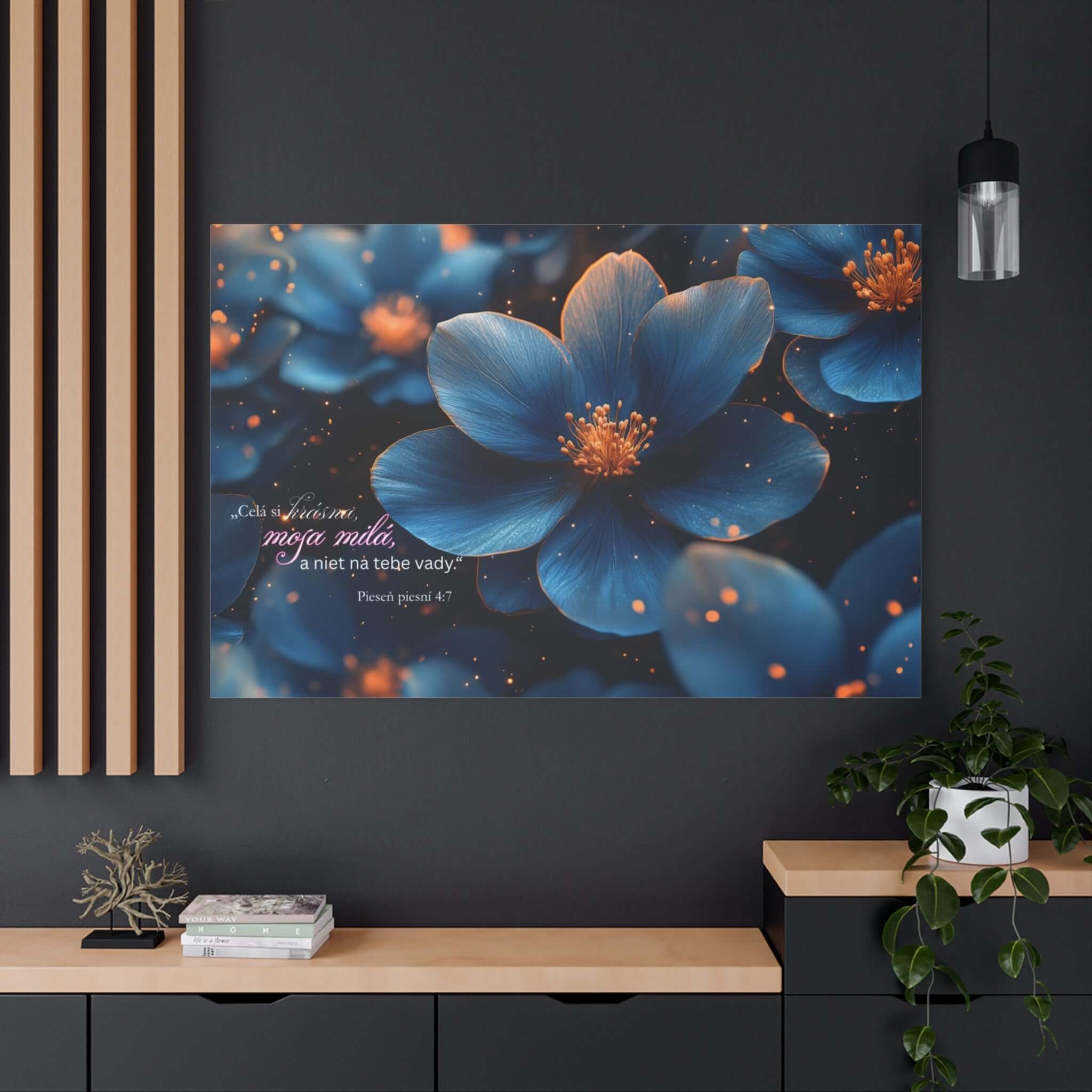 Obrazy o láske – Kresťanské umelecké dielo s Bibliou a veršami o Božej láske