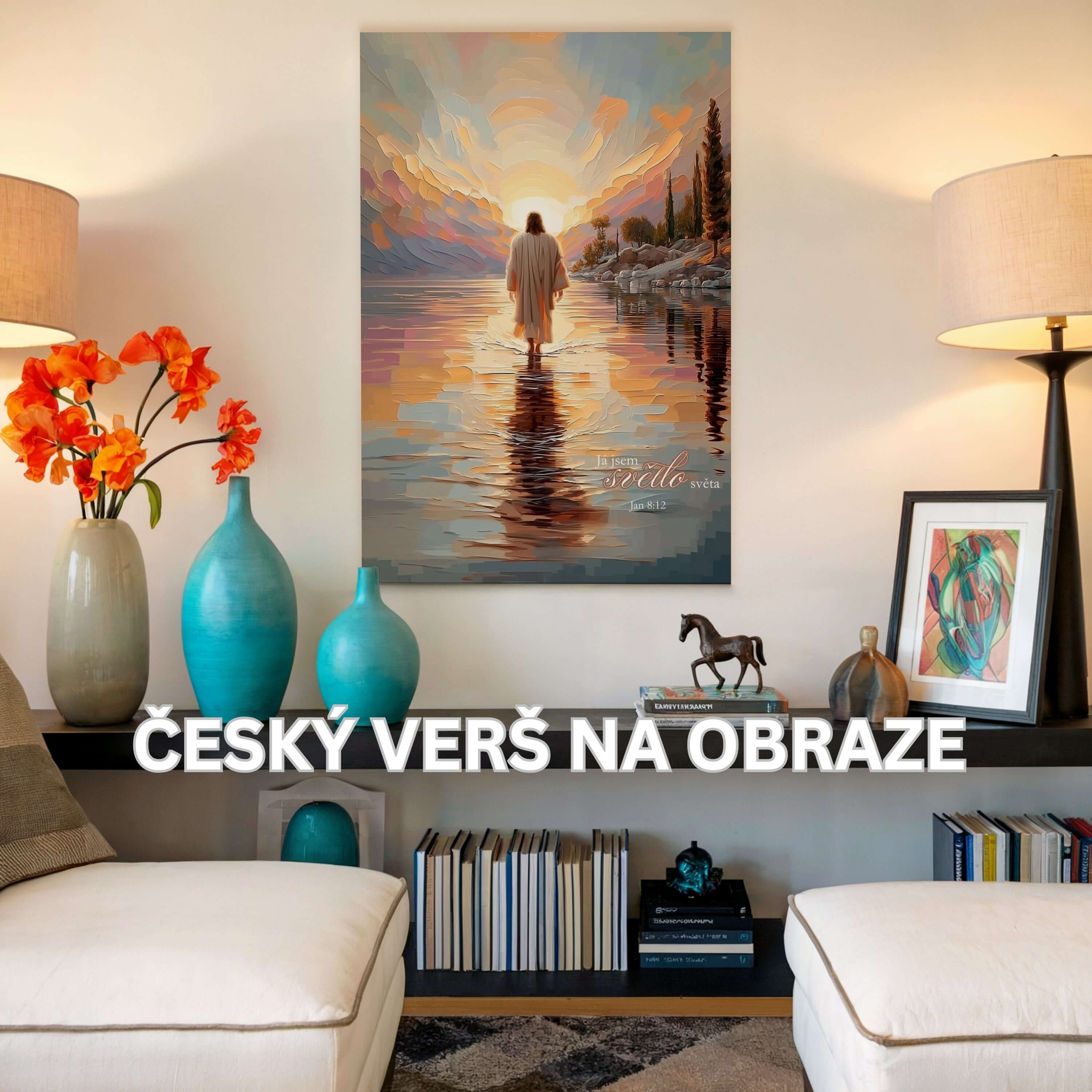 Obraz na stenu-Ja som svetlo sveta nasleduj ma – Ján 8:12