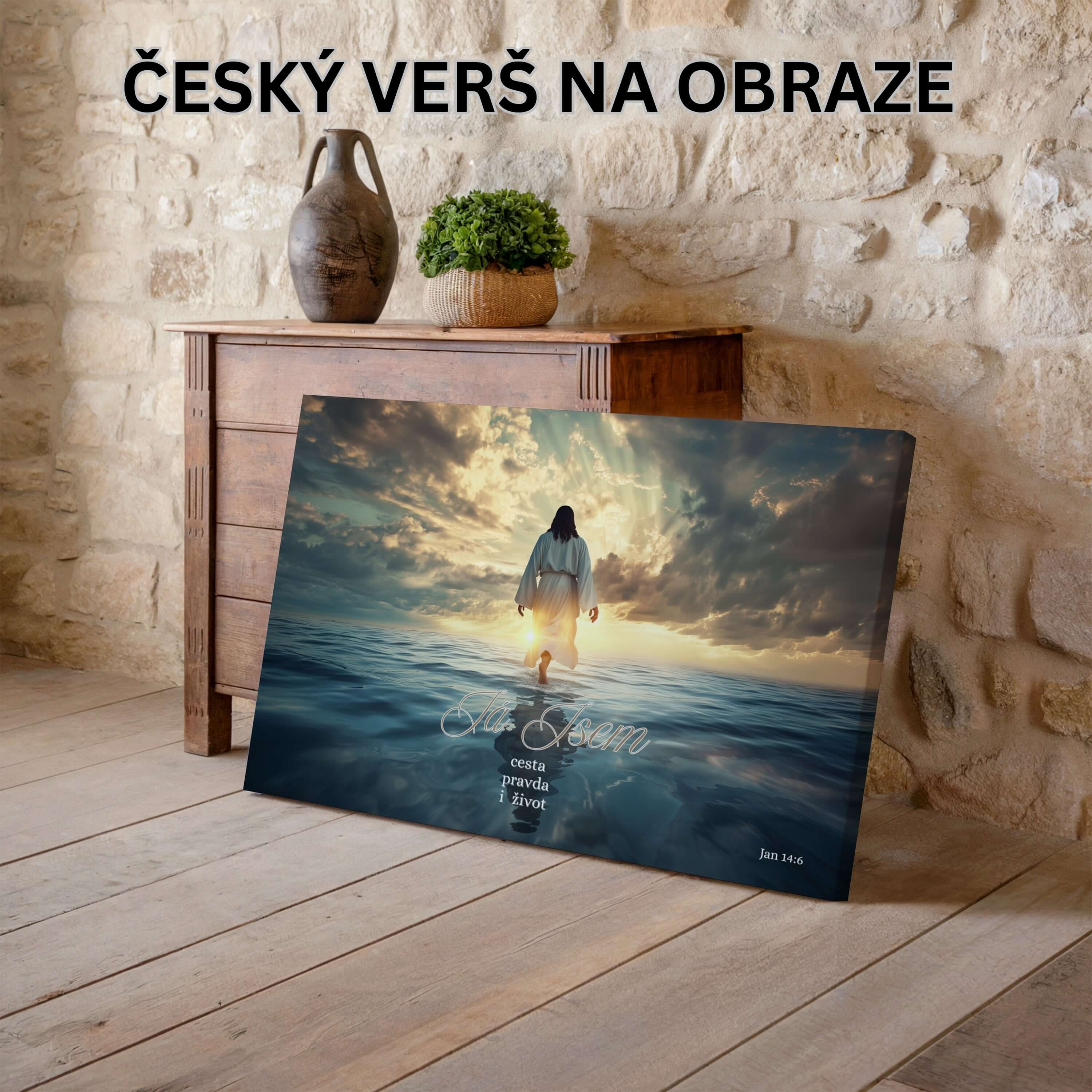 Já jsem cesta, pravda a život - Jan 14:6|Obraz na zeď
