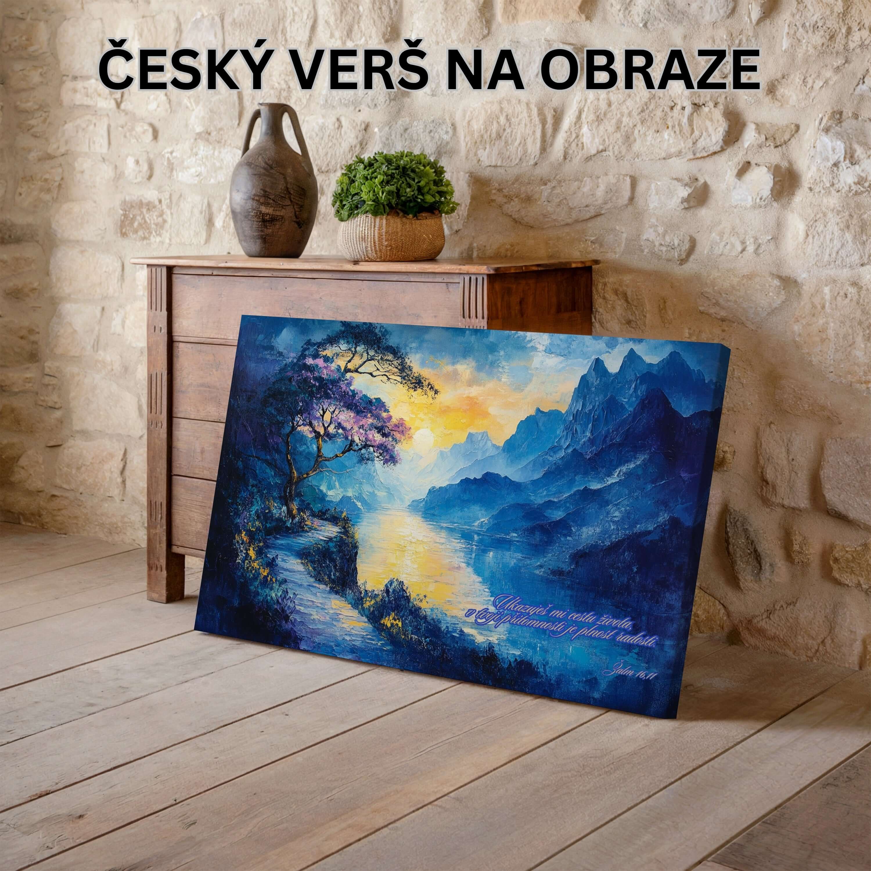 Obraz na stenu - Božské svetlo prenikajúce cez hmlu neistoty