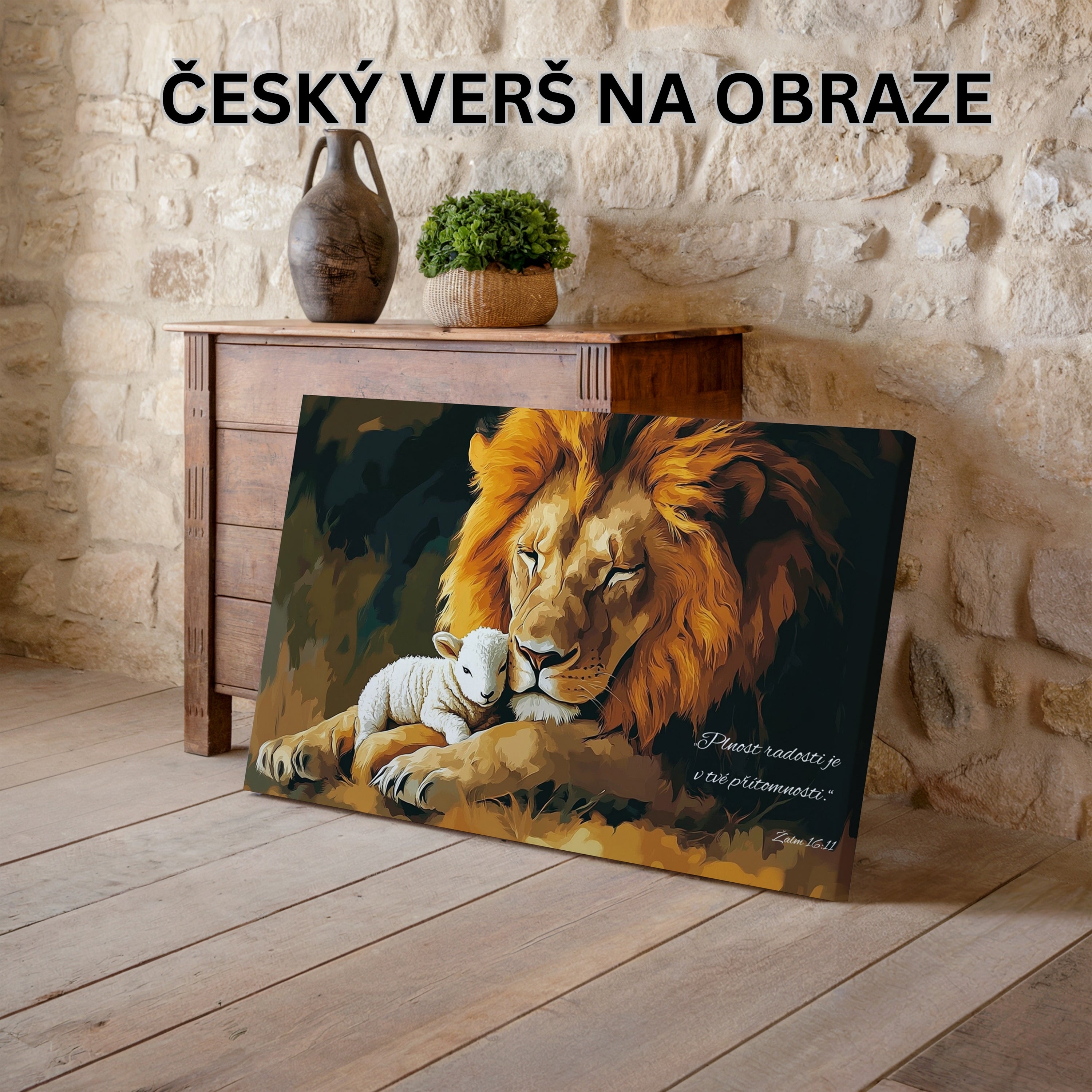 Dáváš mi znát cestu života - Žalm 16:11|Obraz na zeď