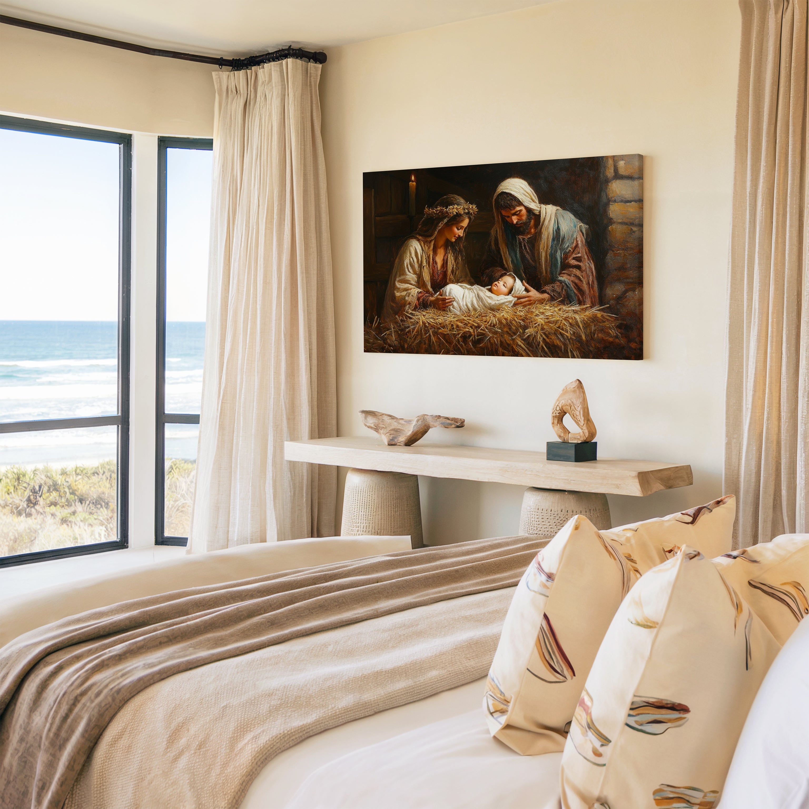 Obraz na stenu - Hľa, panna počne a porodí syna-Izaiáš 7:14