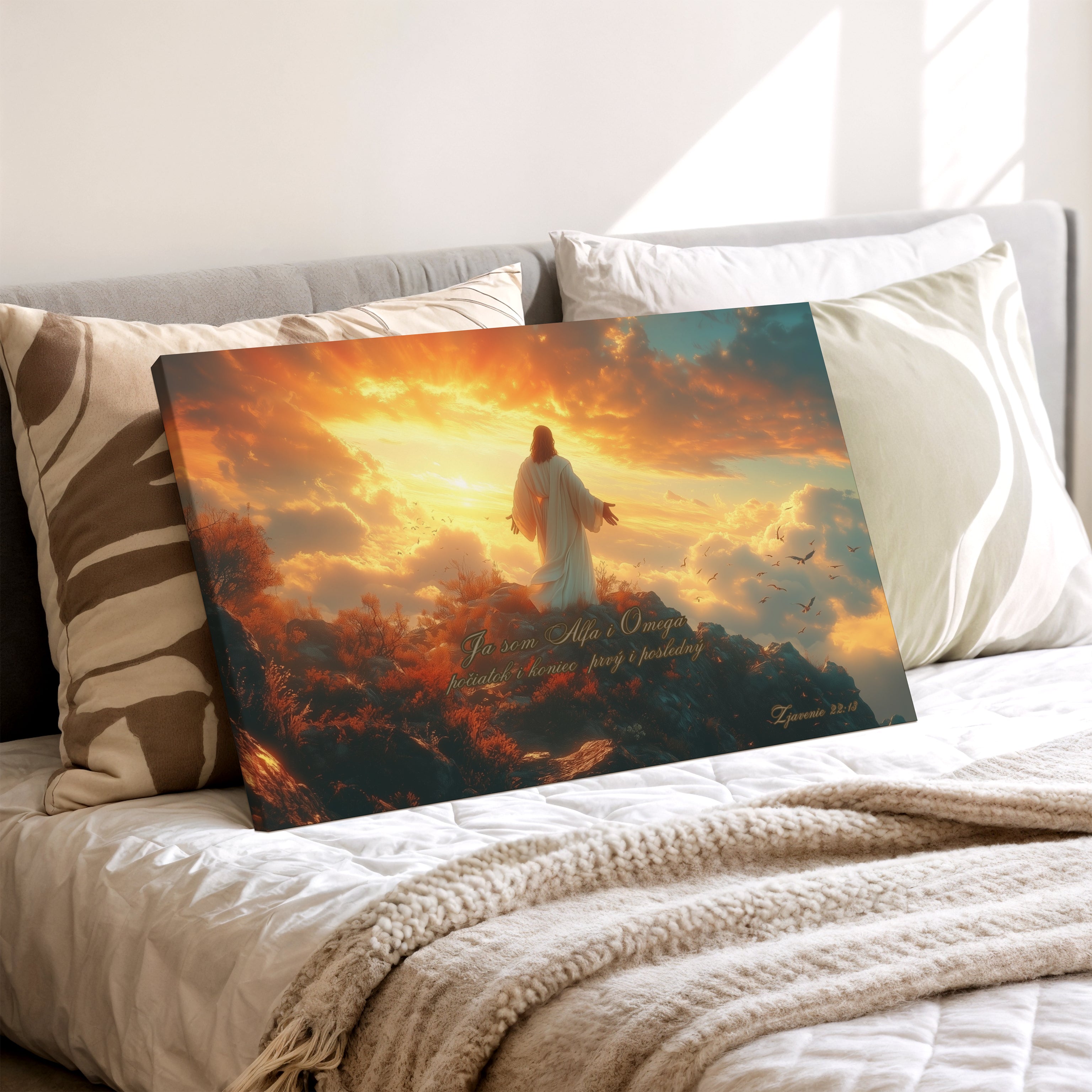 Ja som Alfa a Omega - Zjavenie 22:13|Obraz na stenu
