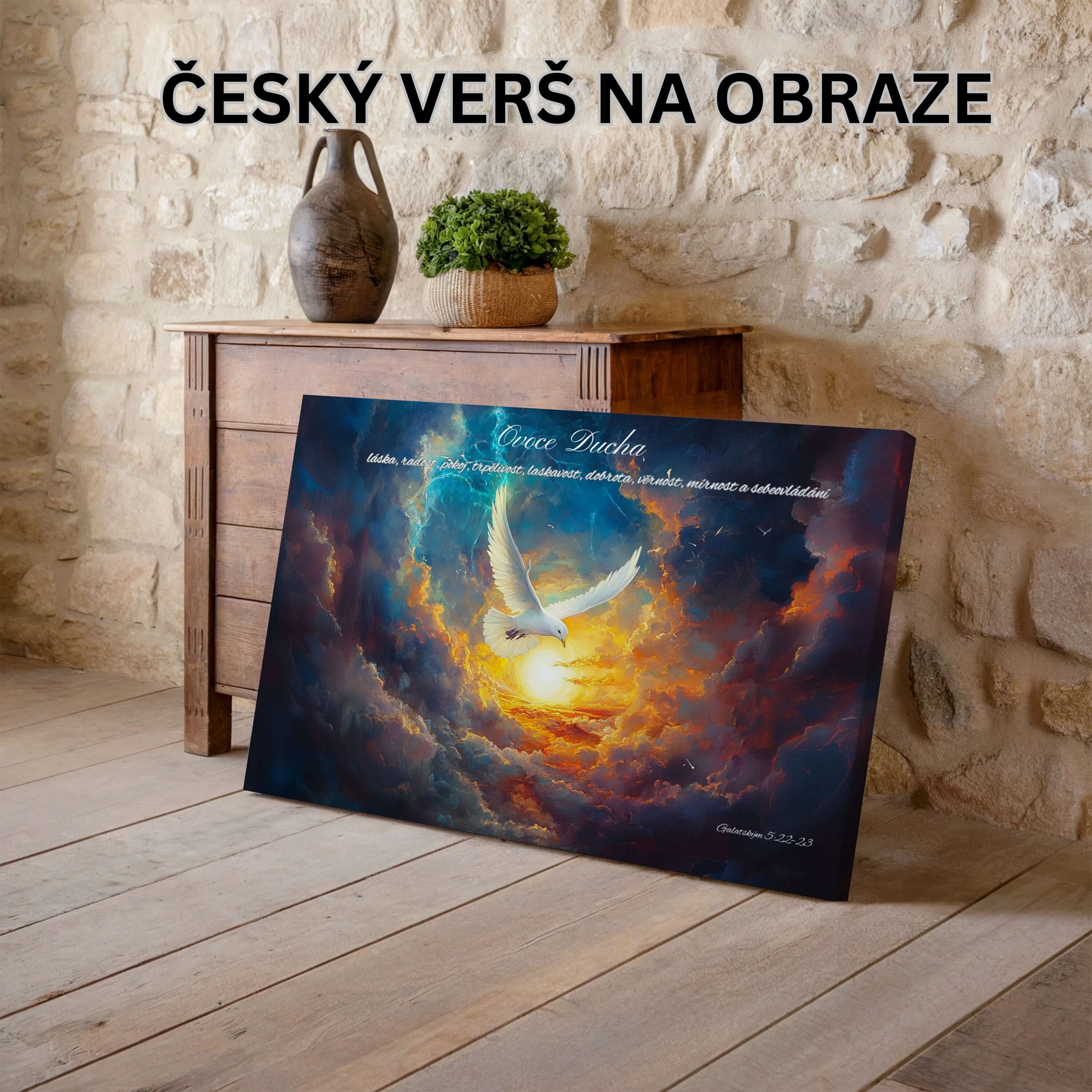 Ovoce Ducha - Galatským 5:22–23|Obraz na zeď