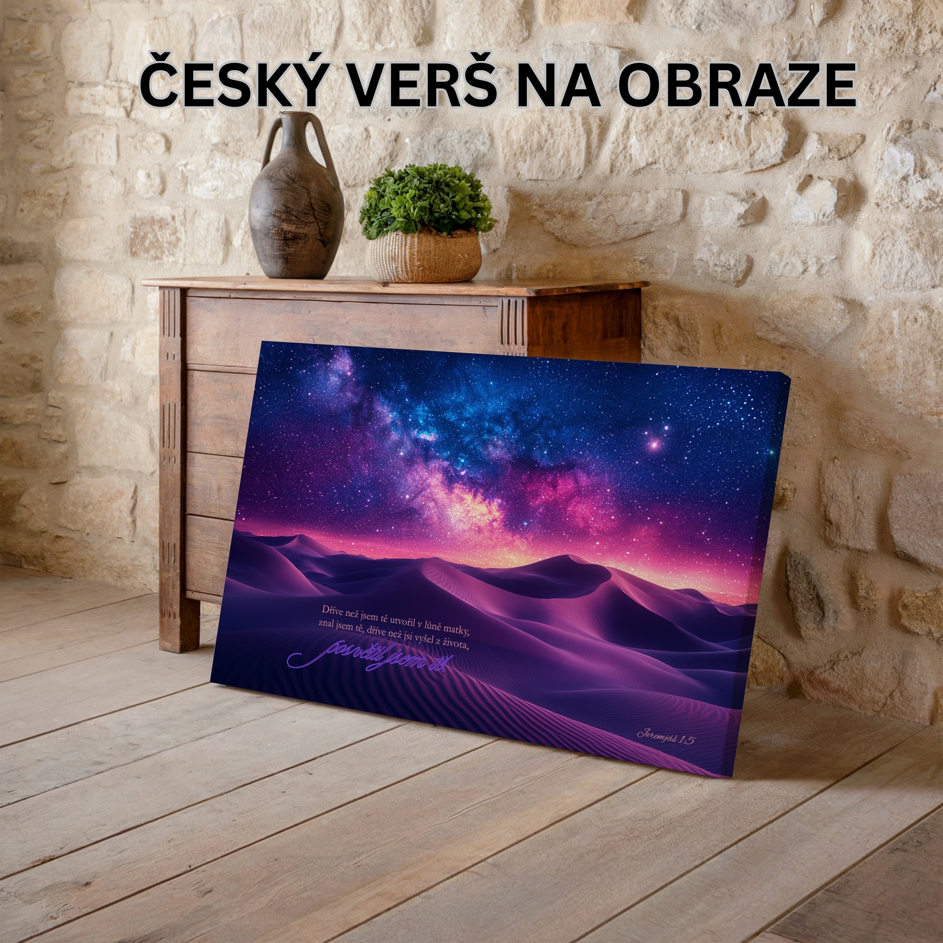Než jsem tě utvořil v matčině lůně - Jeremiáš 1:5|Obraz na zeď