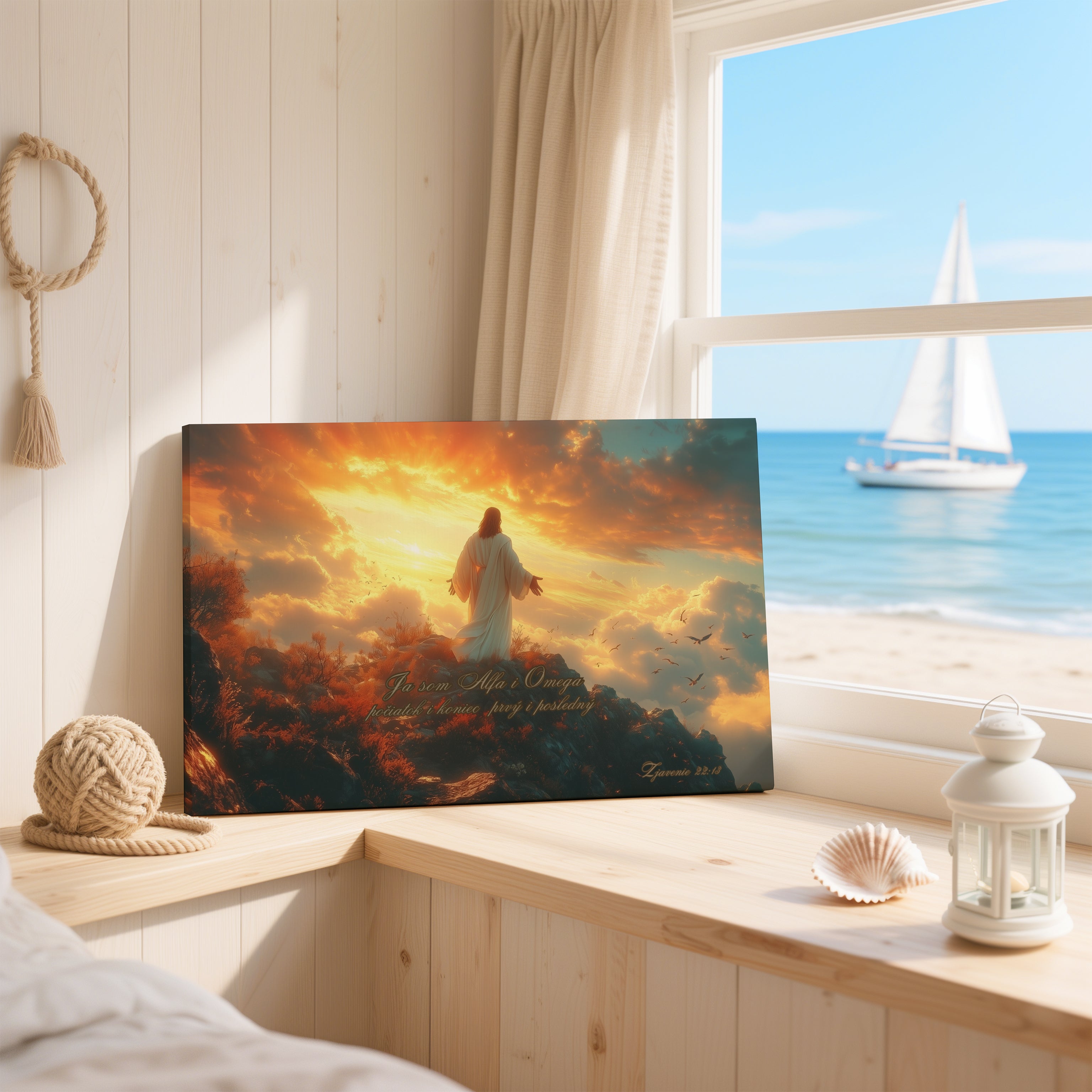 Ja som Alfa a Omega - Zjavenie 22:13|Obraz na stenu