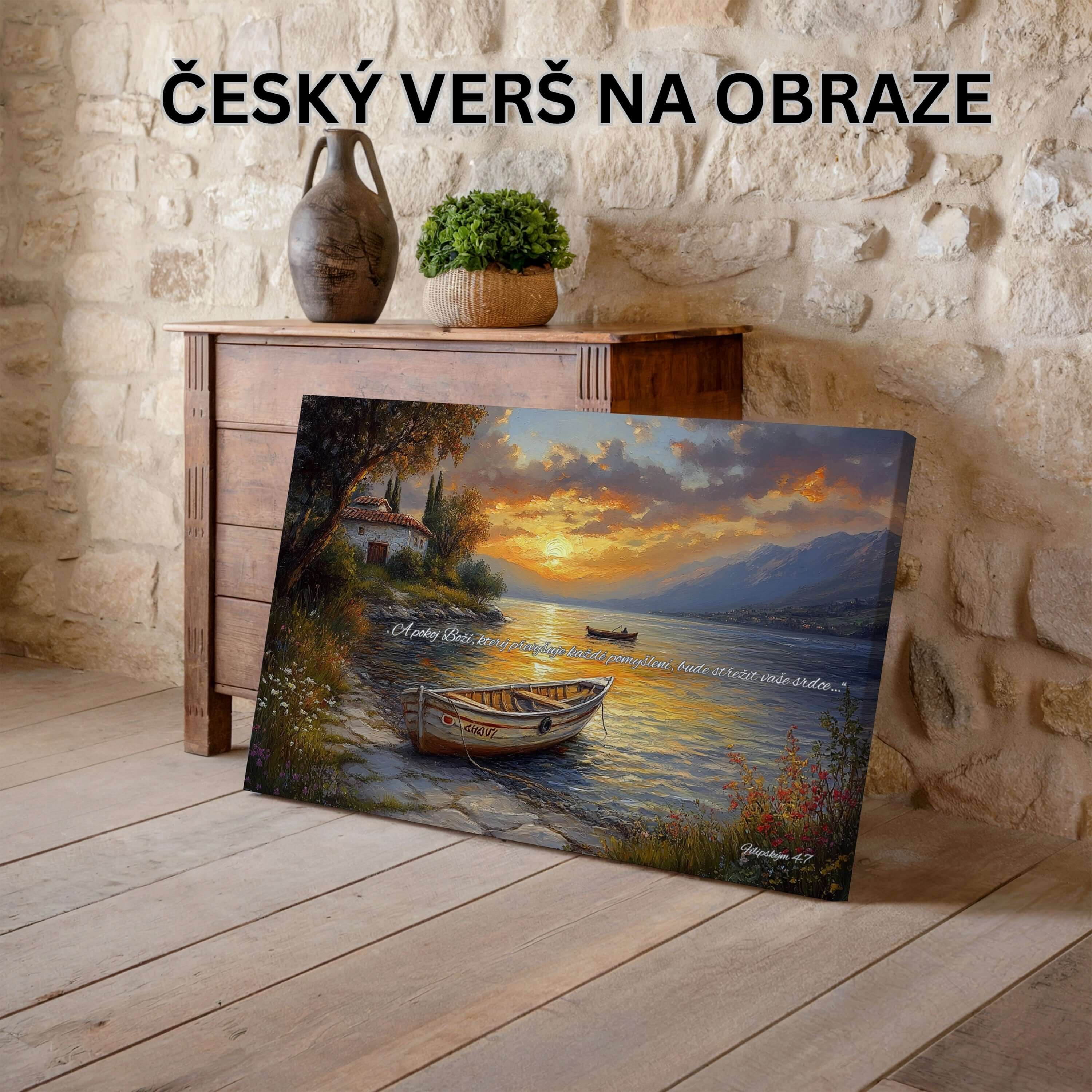 A pokoj Boží, který převyšuje každý rozum - Filipanům 4:7|Obraz na zeď