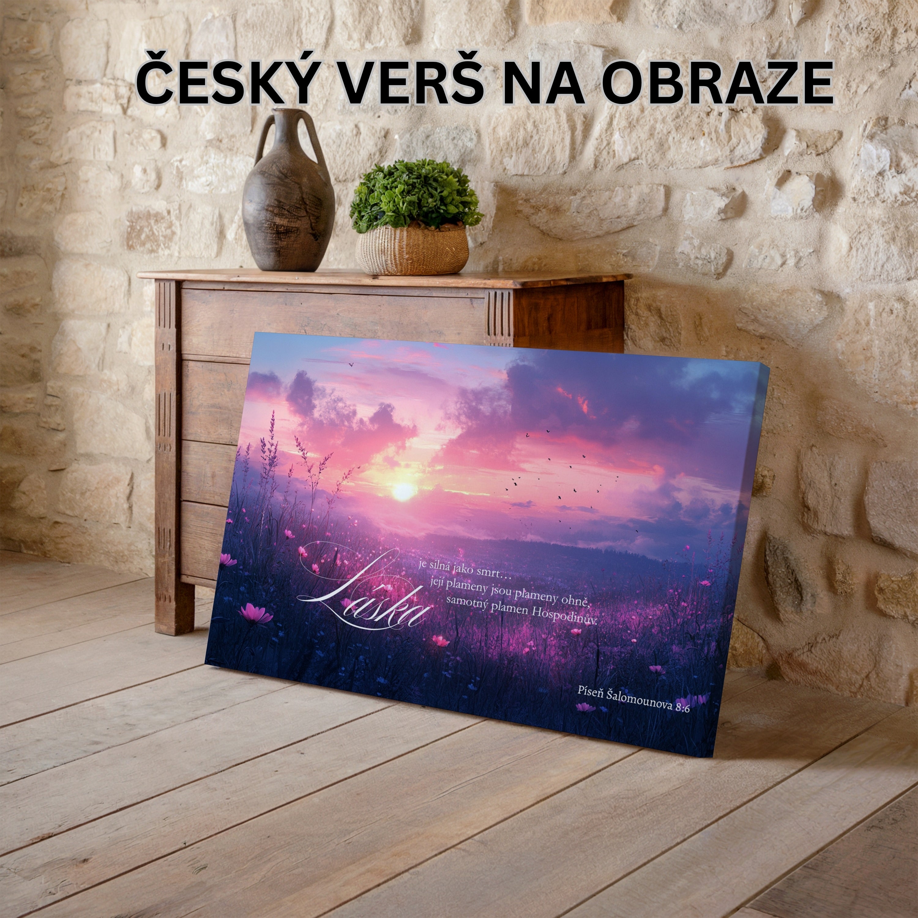 Obraz na stenu - Láska je silná ako smrť-Pieseň piesní 8:6