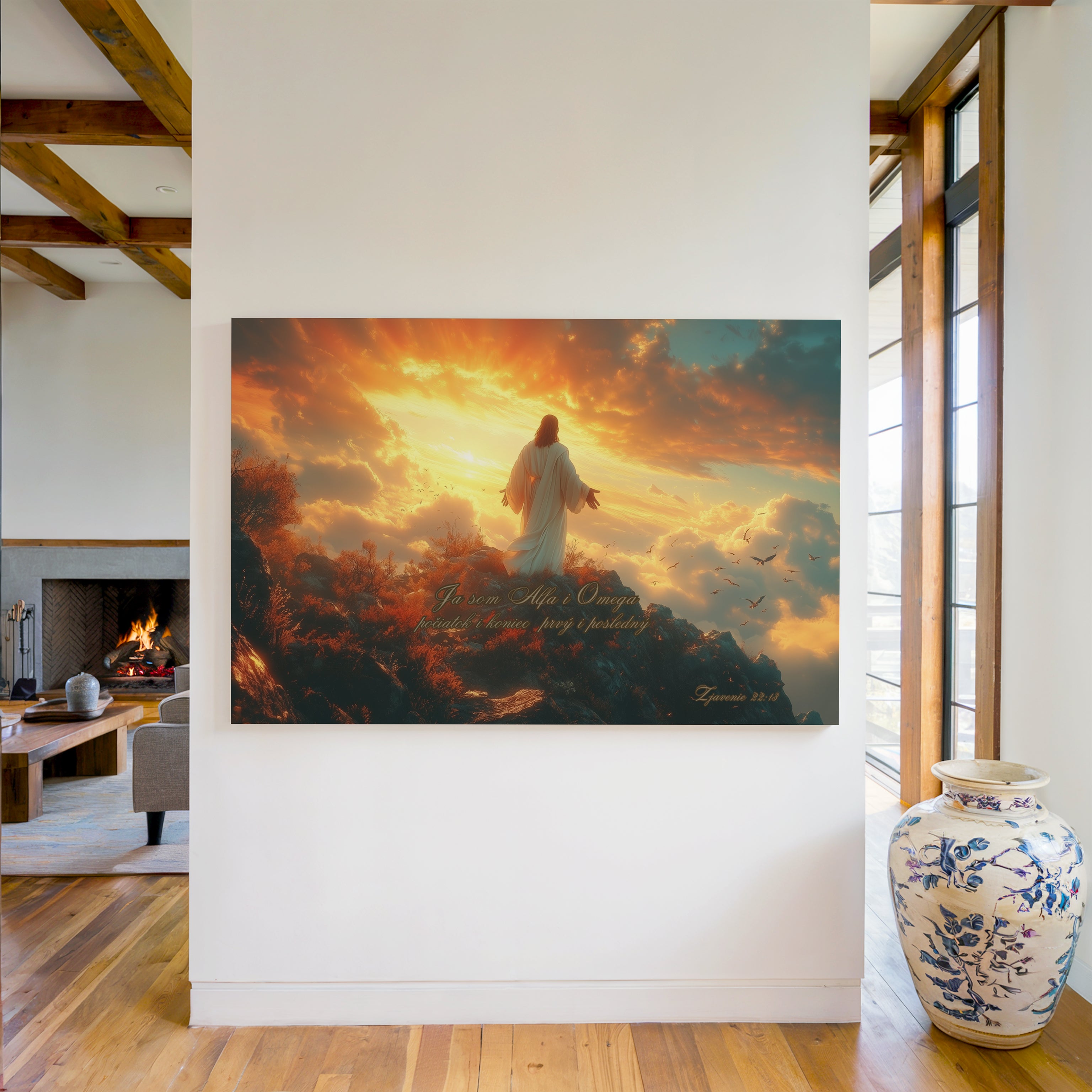 Ja som Alfa a Omega - Zjavenie 22:13|Obraz na stenu