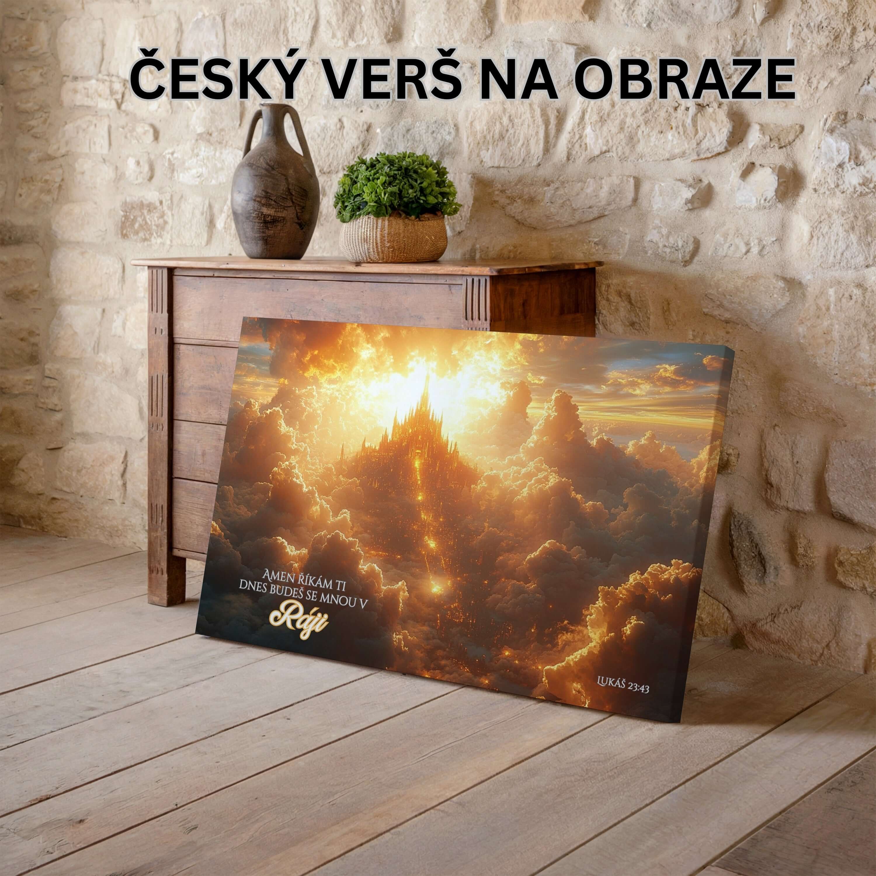 Obraz na stenu - Veru hovorím ti: Dnes budeš so mnou v raji