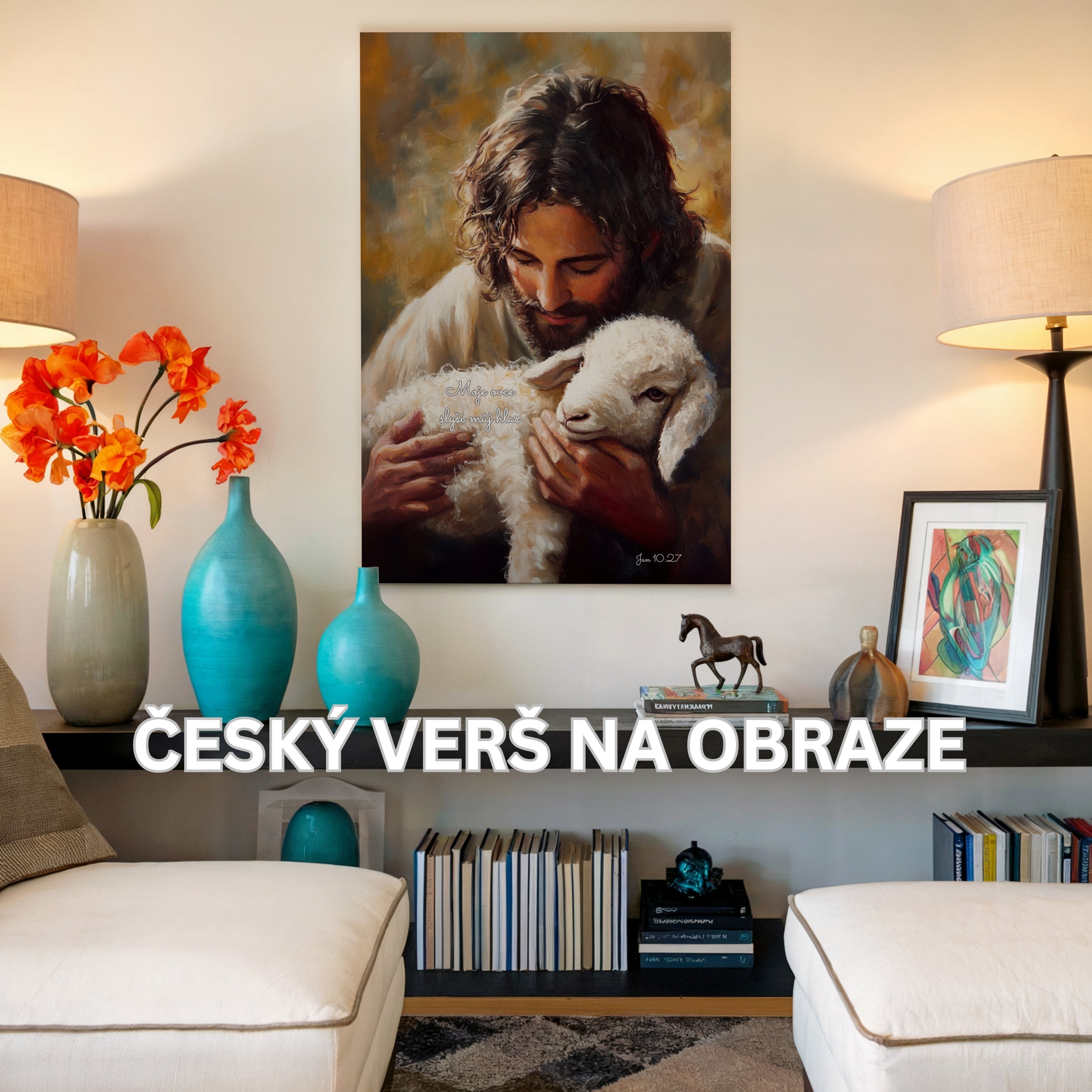 Moje ovce počúvajú môj hlas - Ján 10:27|Obraz na stenu