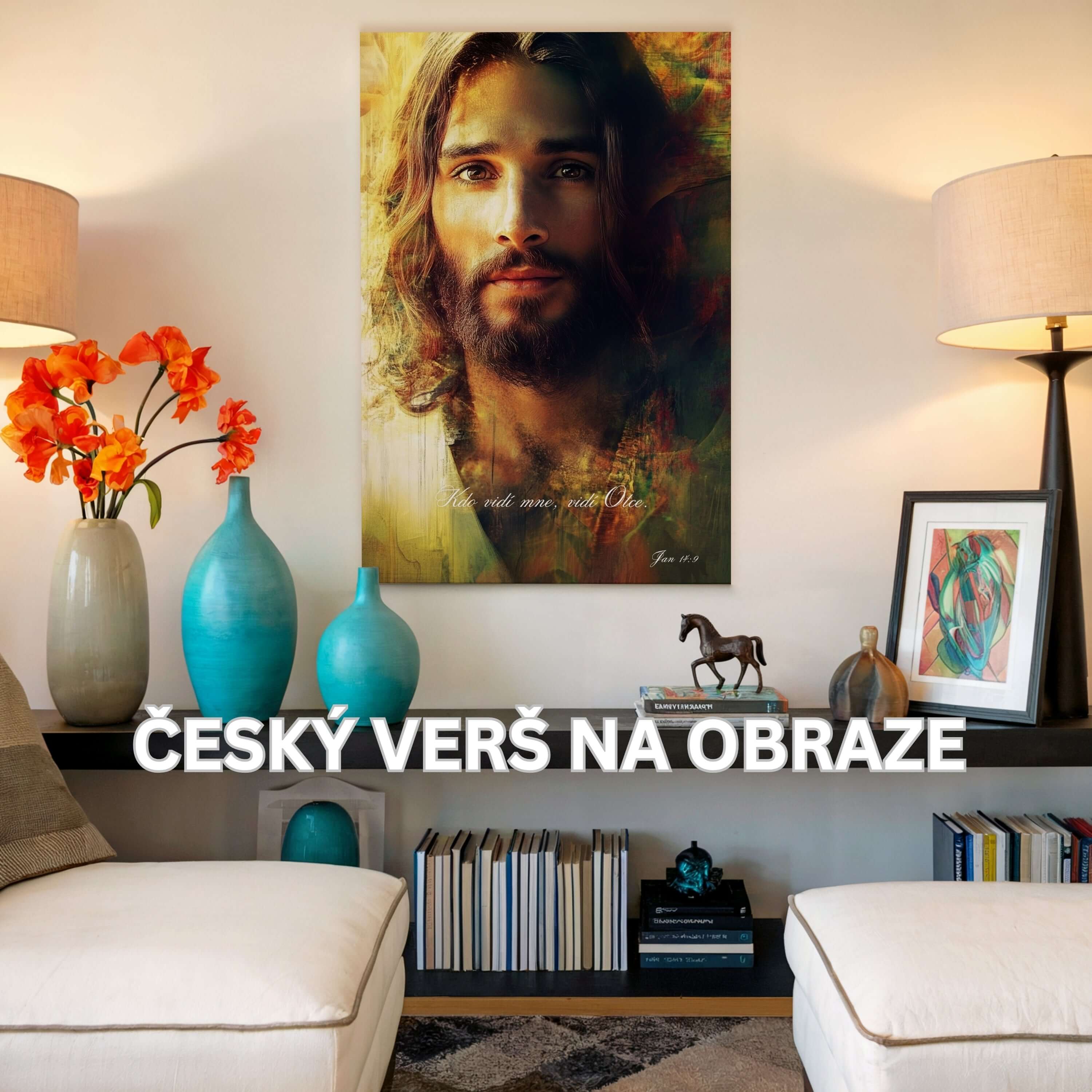 Obraz na stenu - Kto mňa vidí, vidí Otca - Ján 14:9
