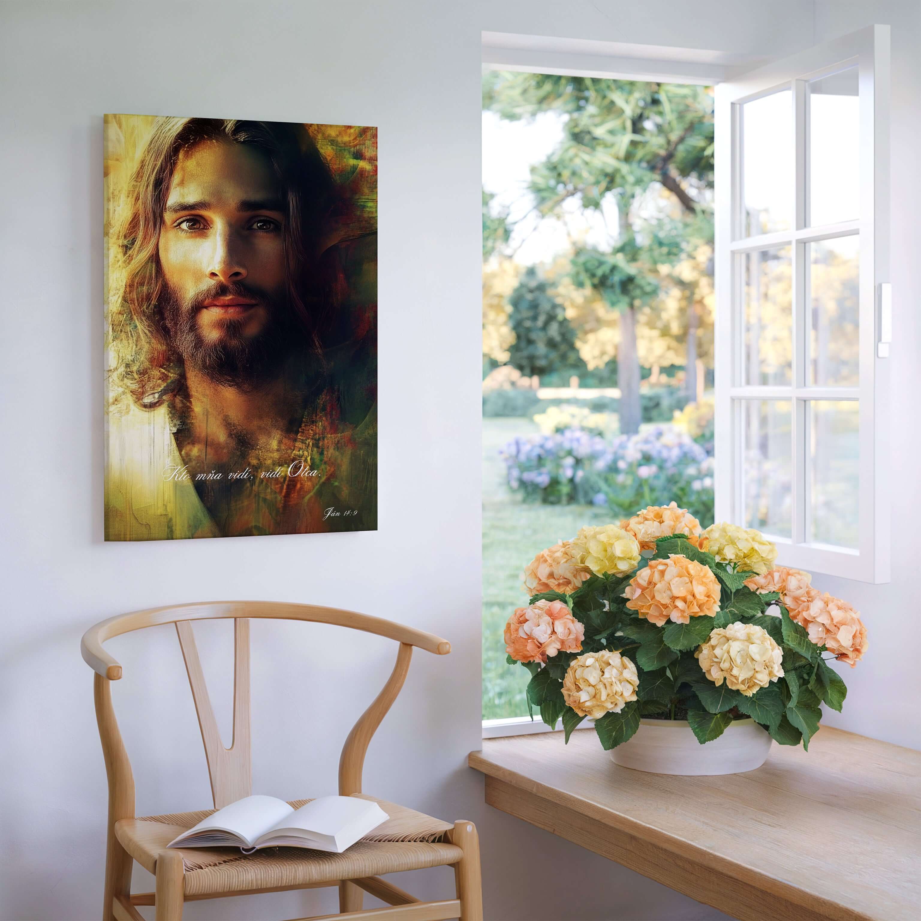 Obraz na stenu s biblickým posolstvom o Božej identite