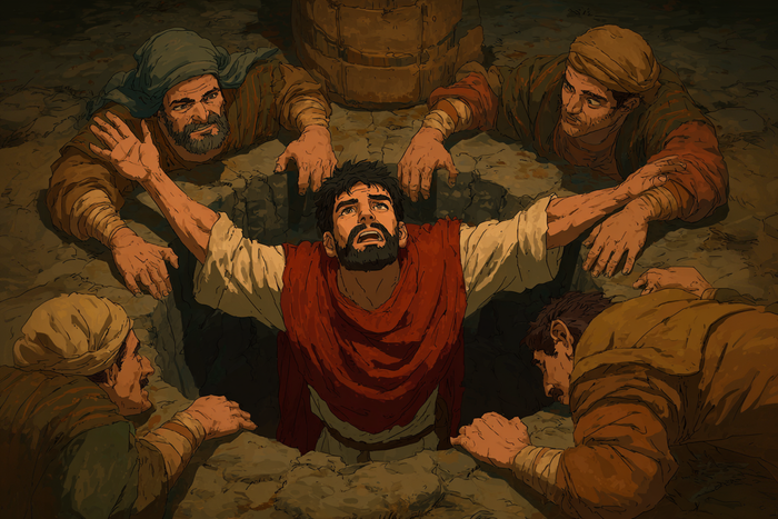 jozef hodeny do jamy jeho bratmi