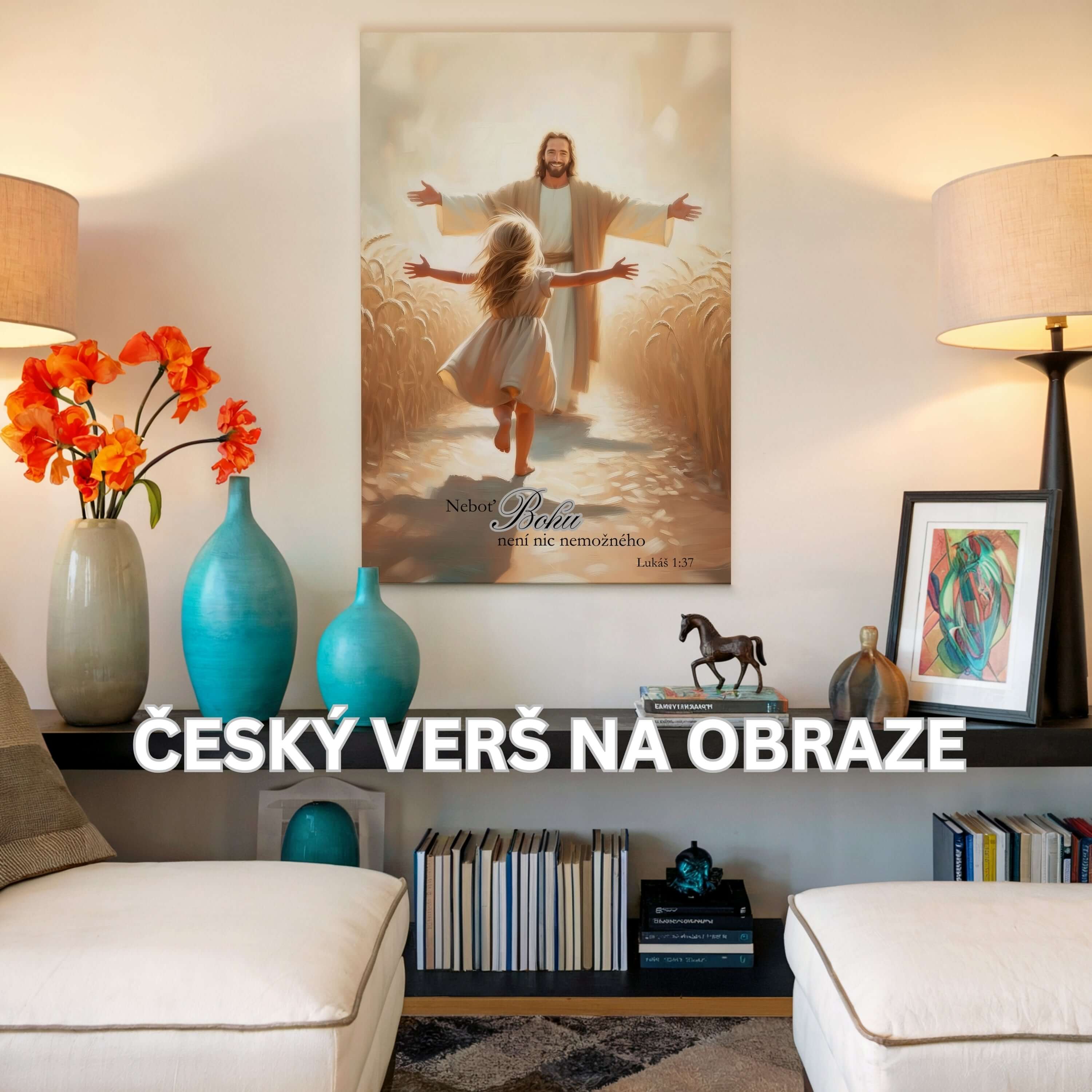 Obraz na stenu - Lebo Bohu nič nie je nemožné - Lukáš 1:37