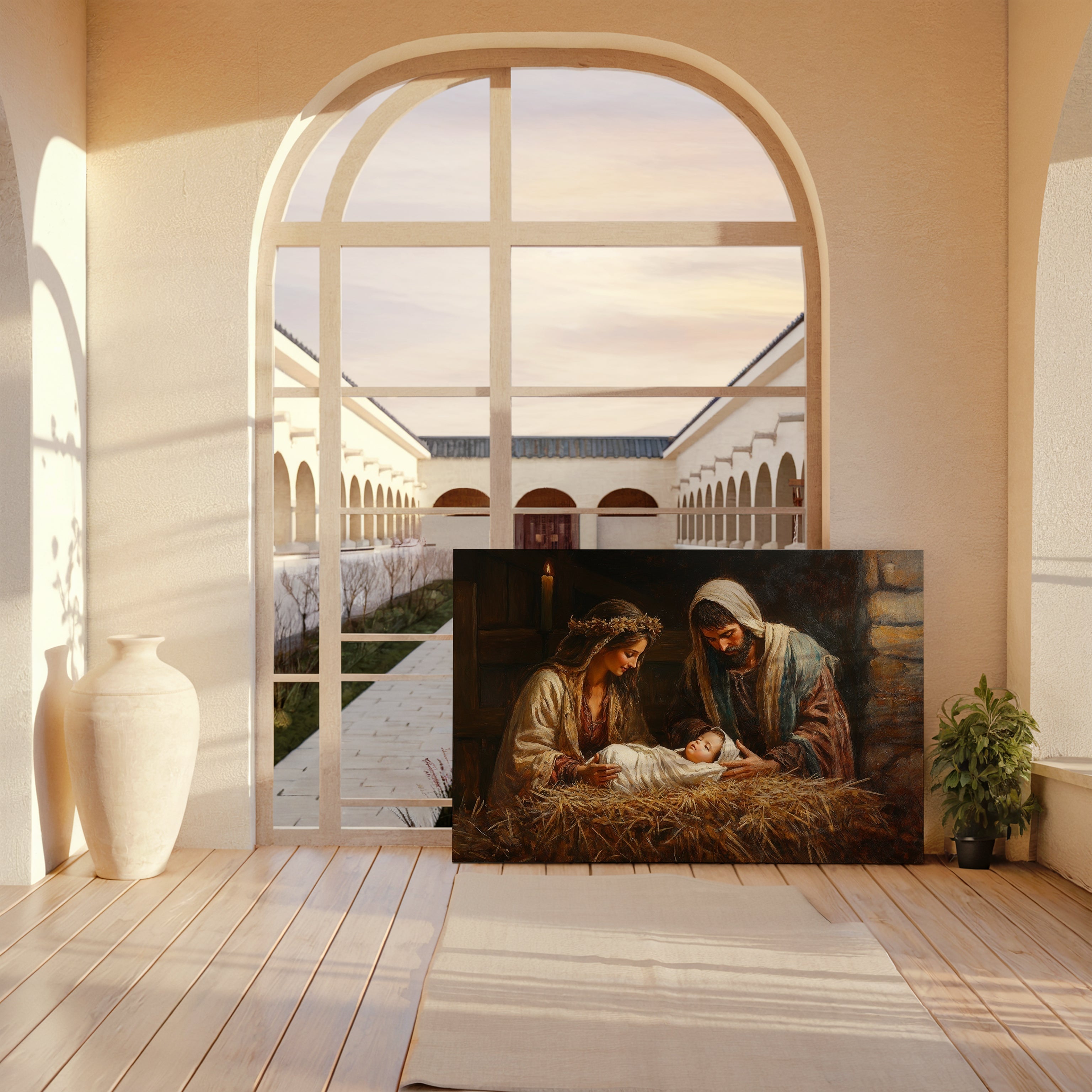 Obraz na zeď - Aj, panna počne a porodí syna-Izajáš 7:14