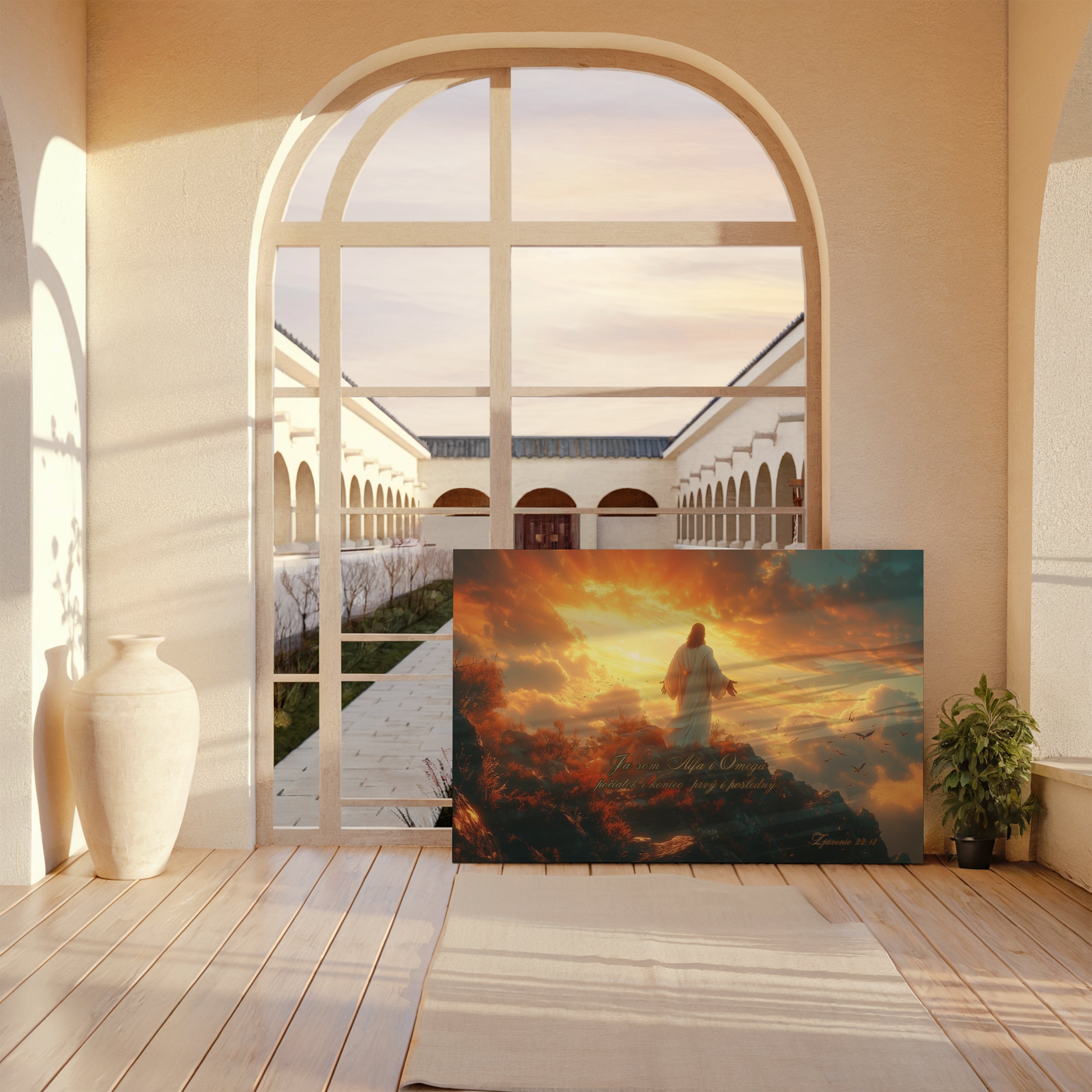 Ja som Alfa a Omega - Zjavenie 22:13|Obraz na stenu