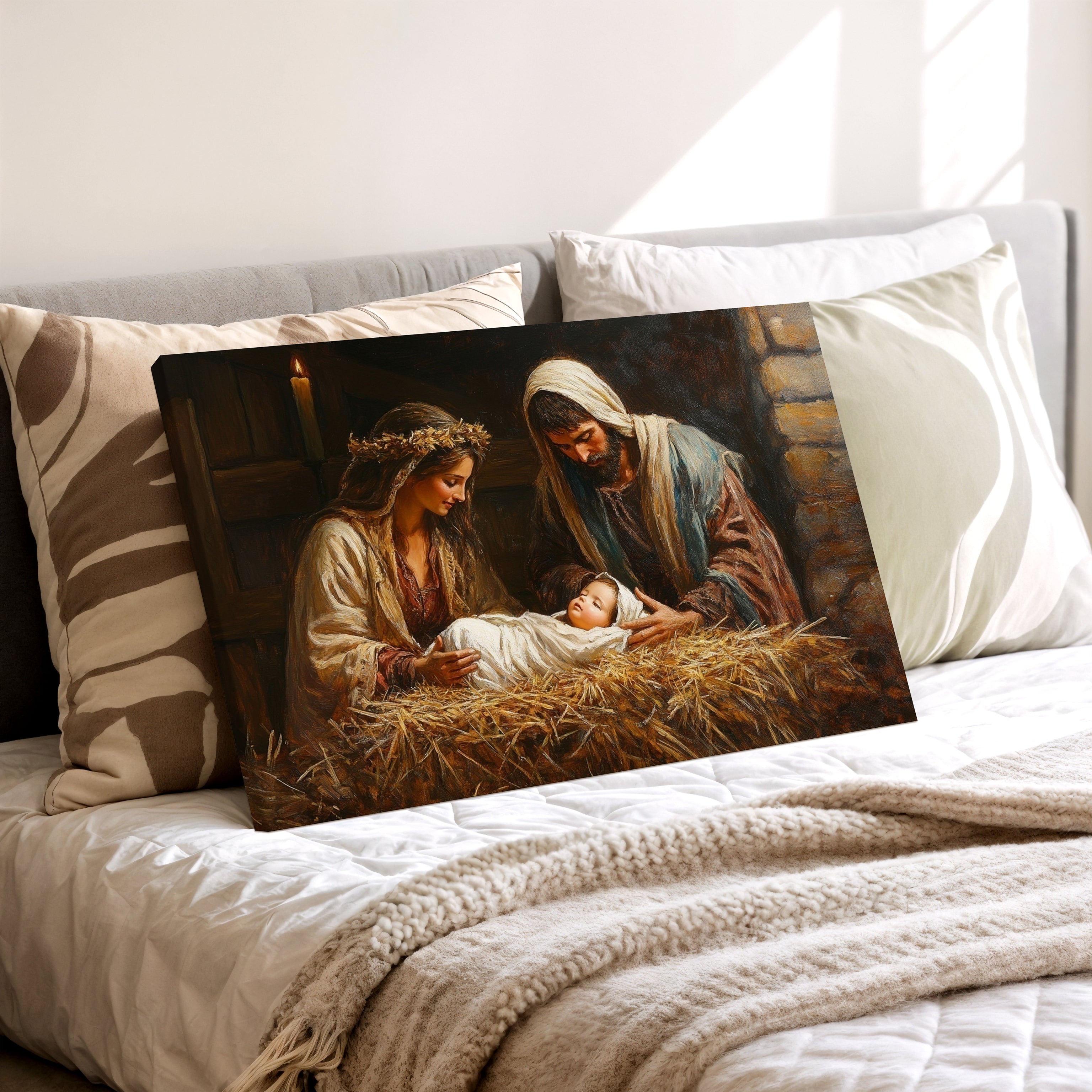 Obraz na zeď - Aj, panna počne a porodí syna-Izajáš 7:14