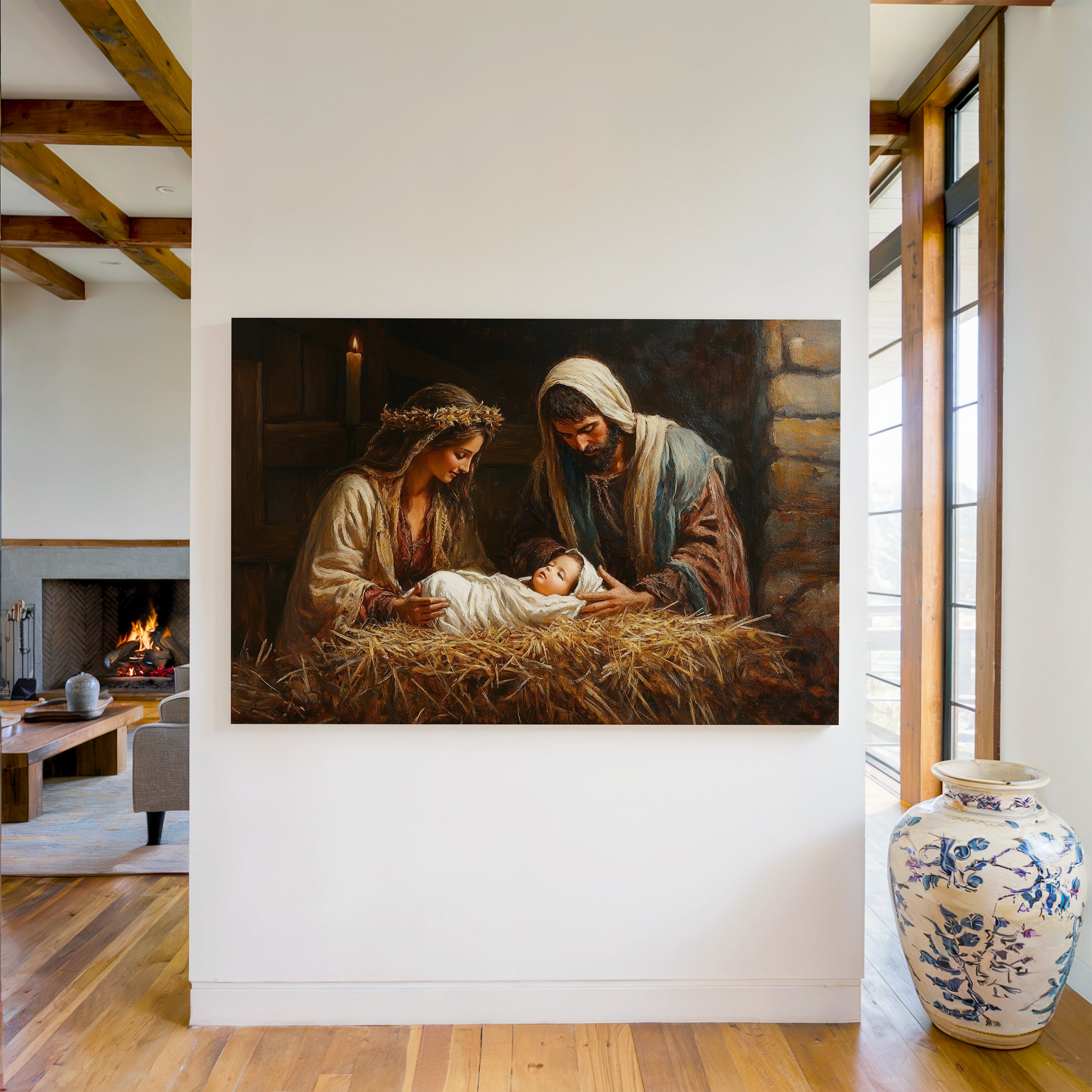 Obraz na zeď - Aj, panna počne a porodí syna-Izajáš 7:14