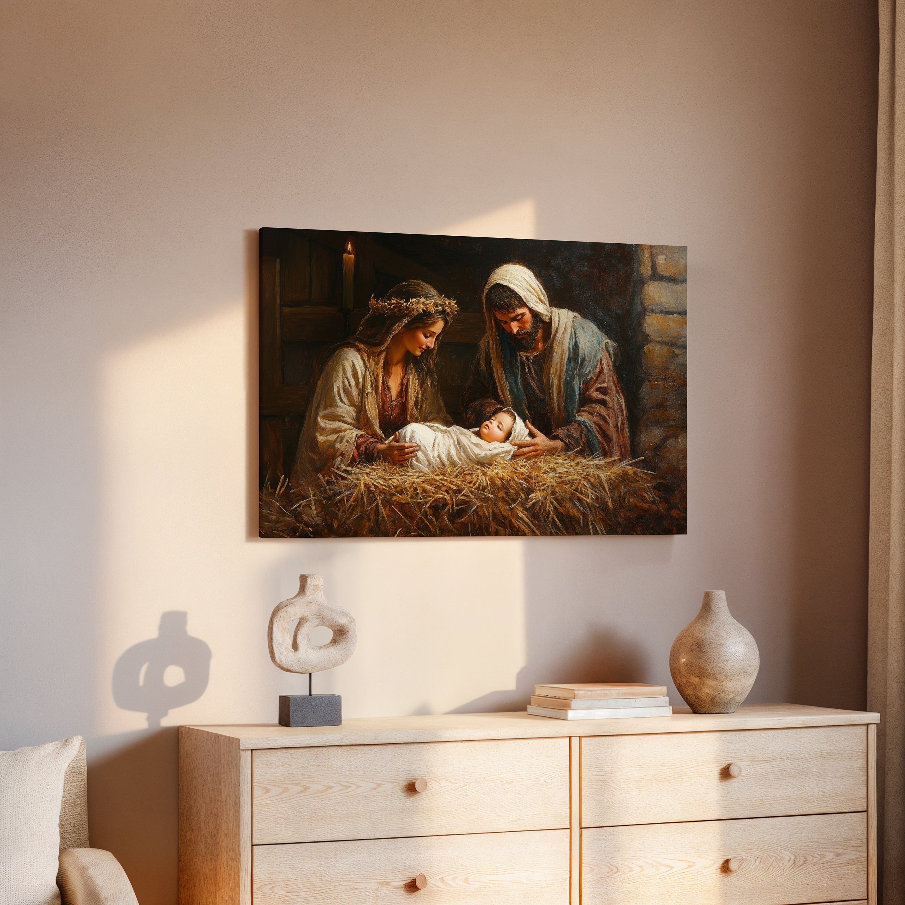 Obraz na zeď - Aj, panna počne a porodí syna-Izajáš 7:14