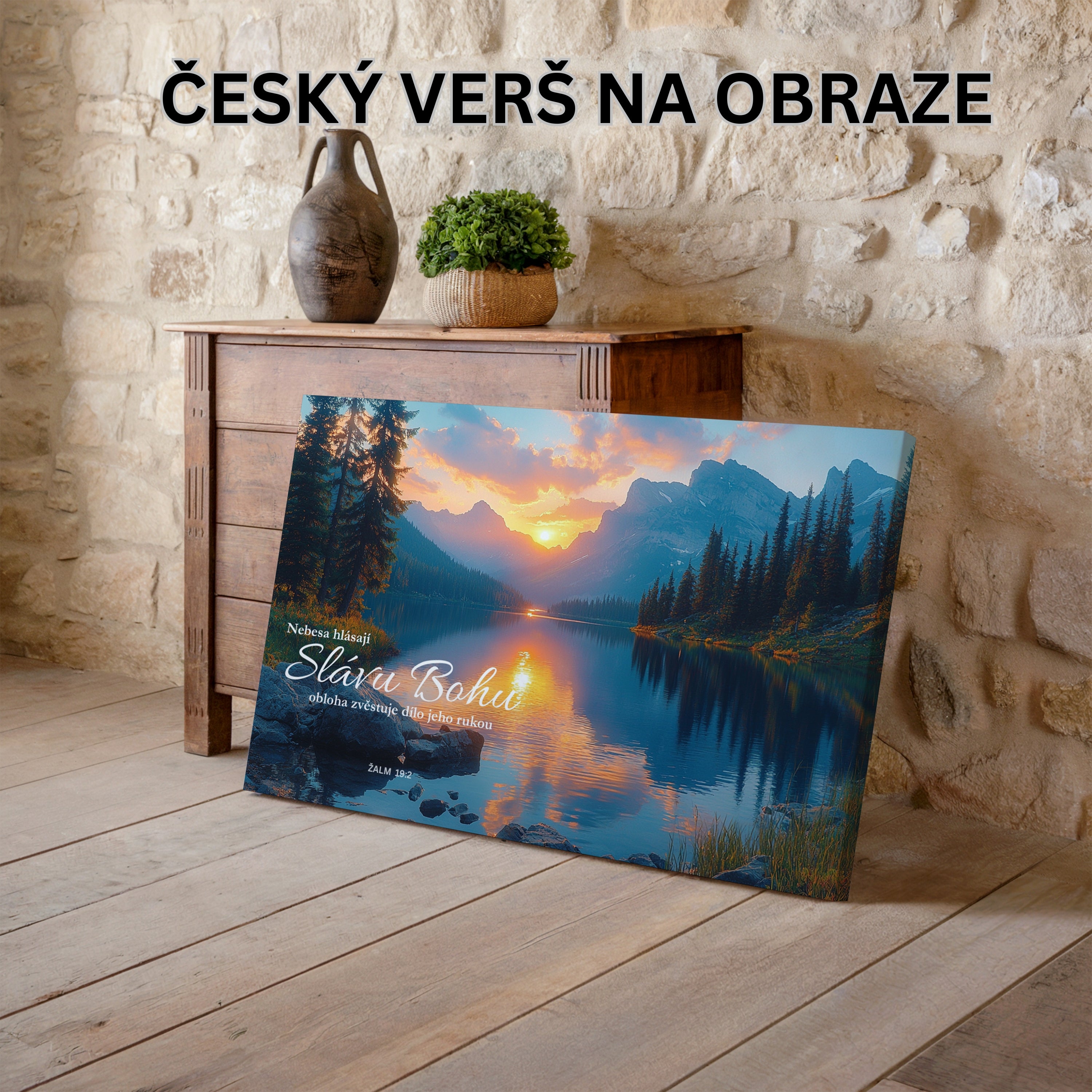 Obraz na stenu - Nebesa hlásajú slávu Bohu-Žalm 19:2