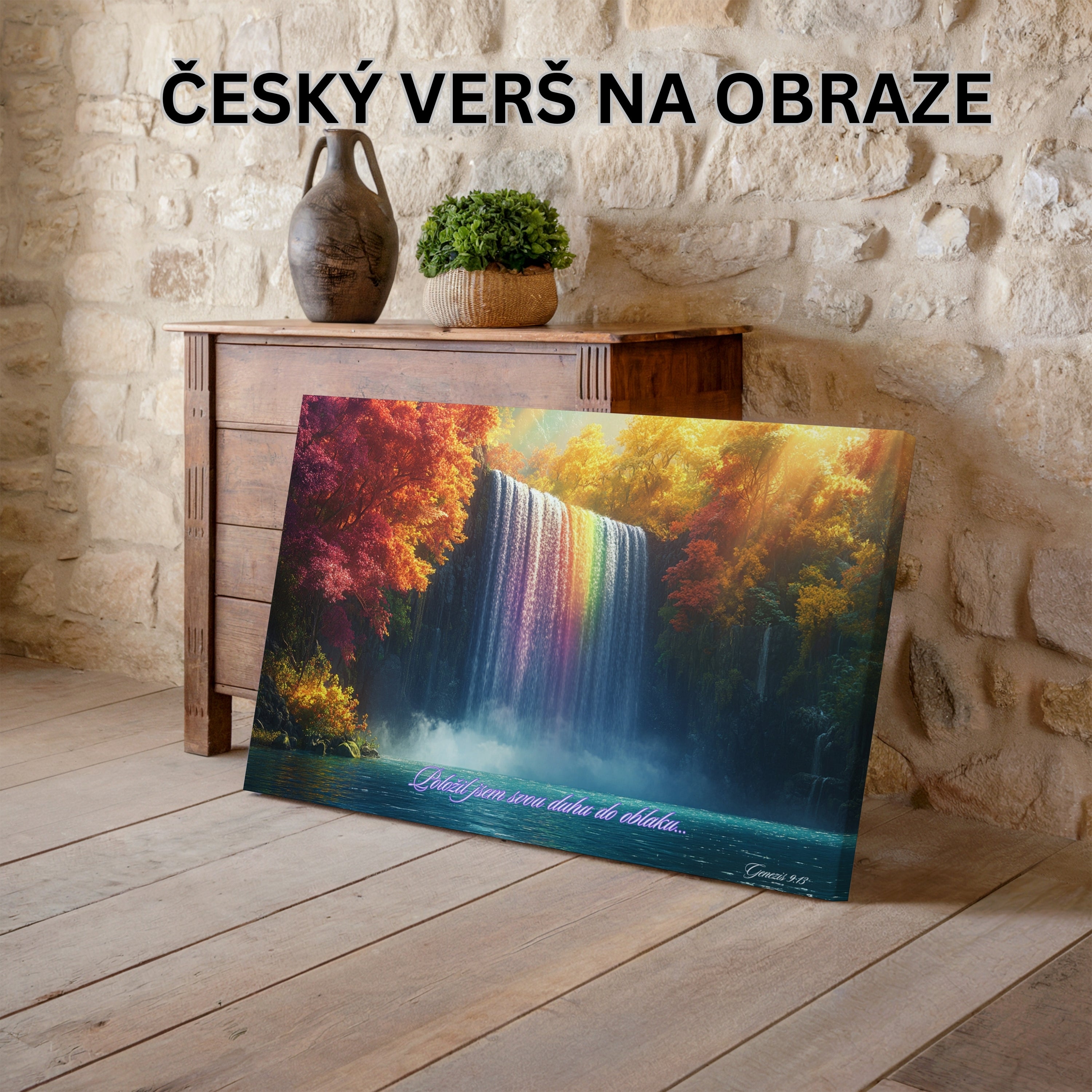Položil jsem svůj obluk do oblaku - Genesis 9:13|Obraz na zeď