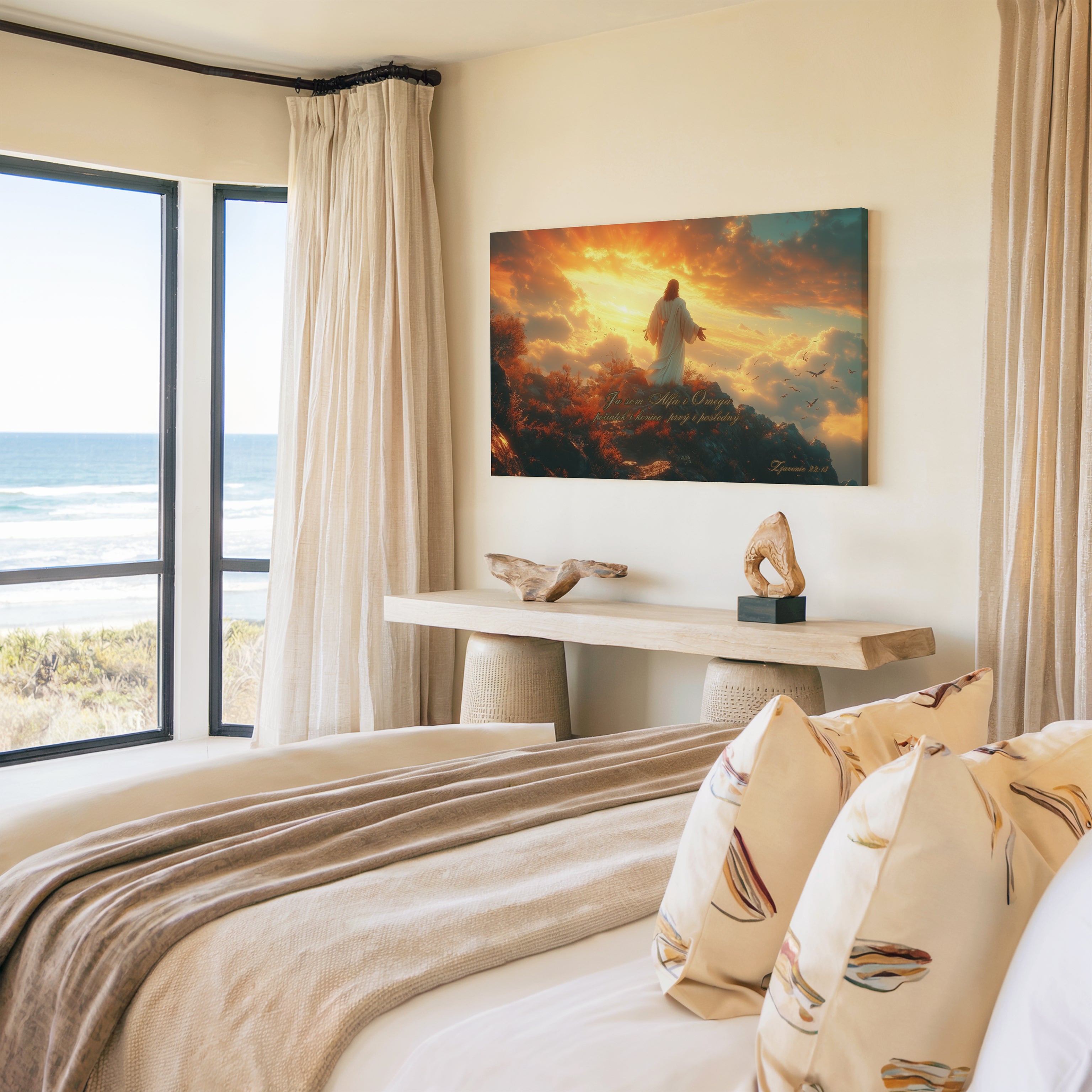 Ja som Alfa a Omega - Zjavenie 22:13|Obraz na stenu