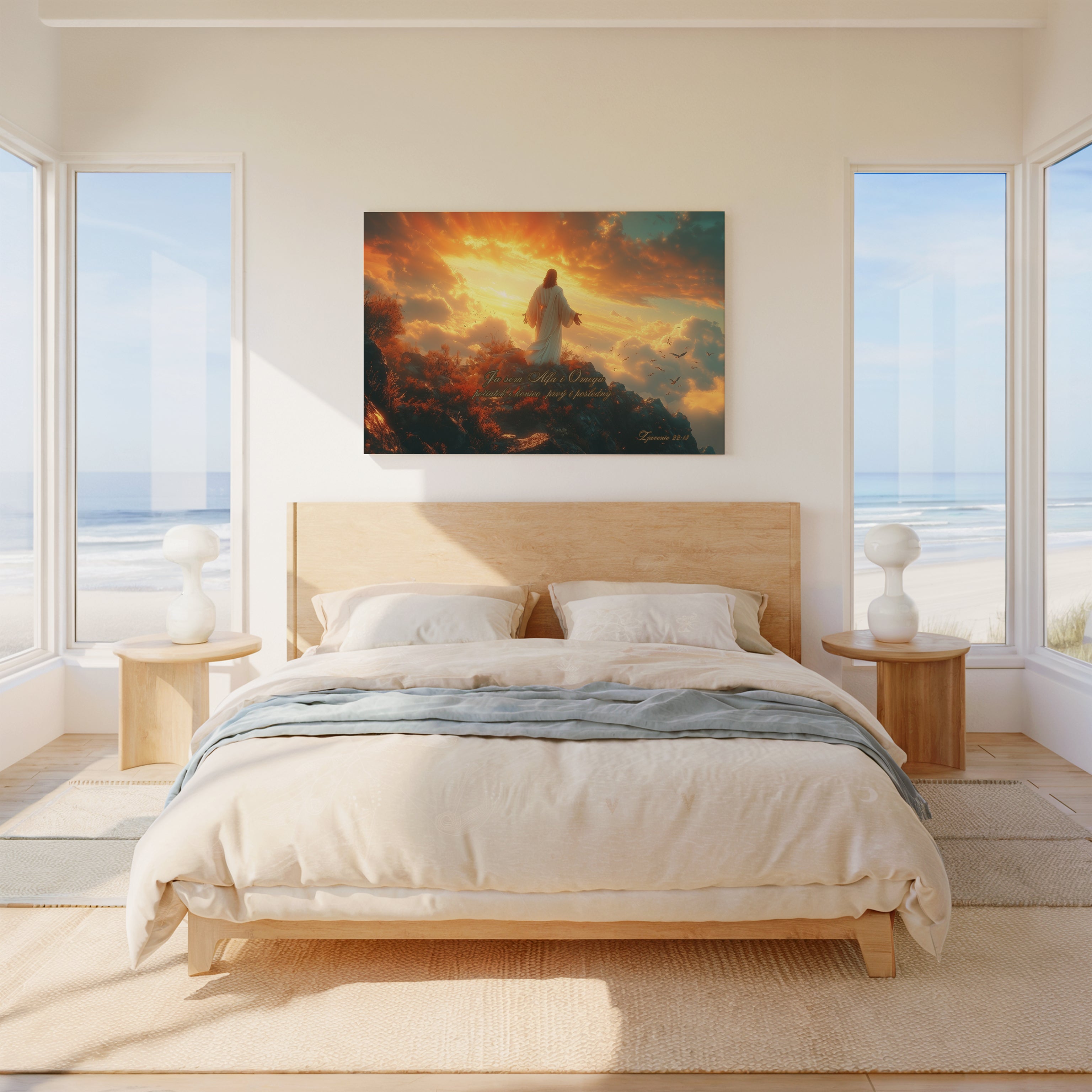 Ja som Alfa a Omega - Zjavenie 22:13|Obraz na stenu
